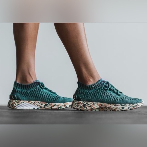 NOBULL Shoes - NOBULL Teal Wild  Knit Runner Women's Sneakers Size 6.5
